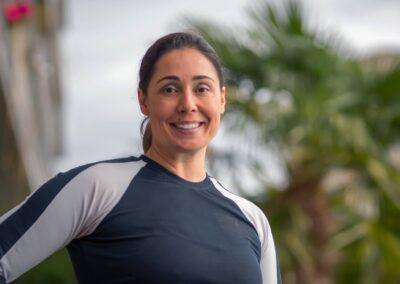 At age 31 she took up Adaptive Rowing which she says has given her the confidence to fight the limitations of vision loss and the motivation to push the physical limits of her body.