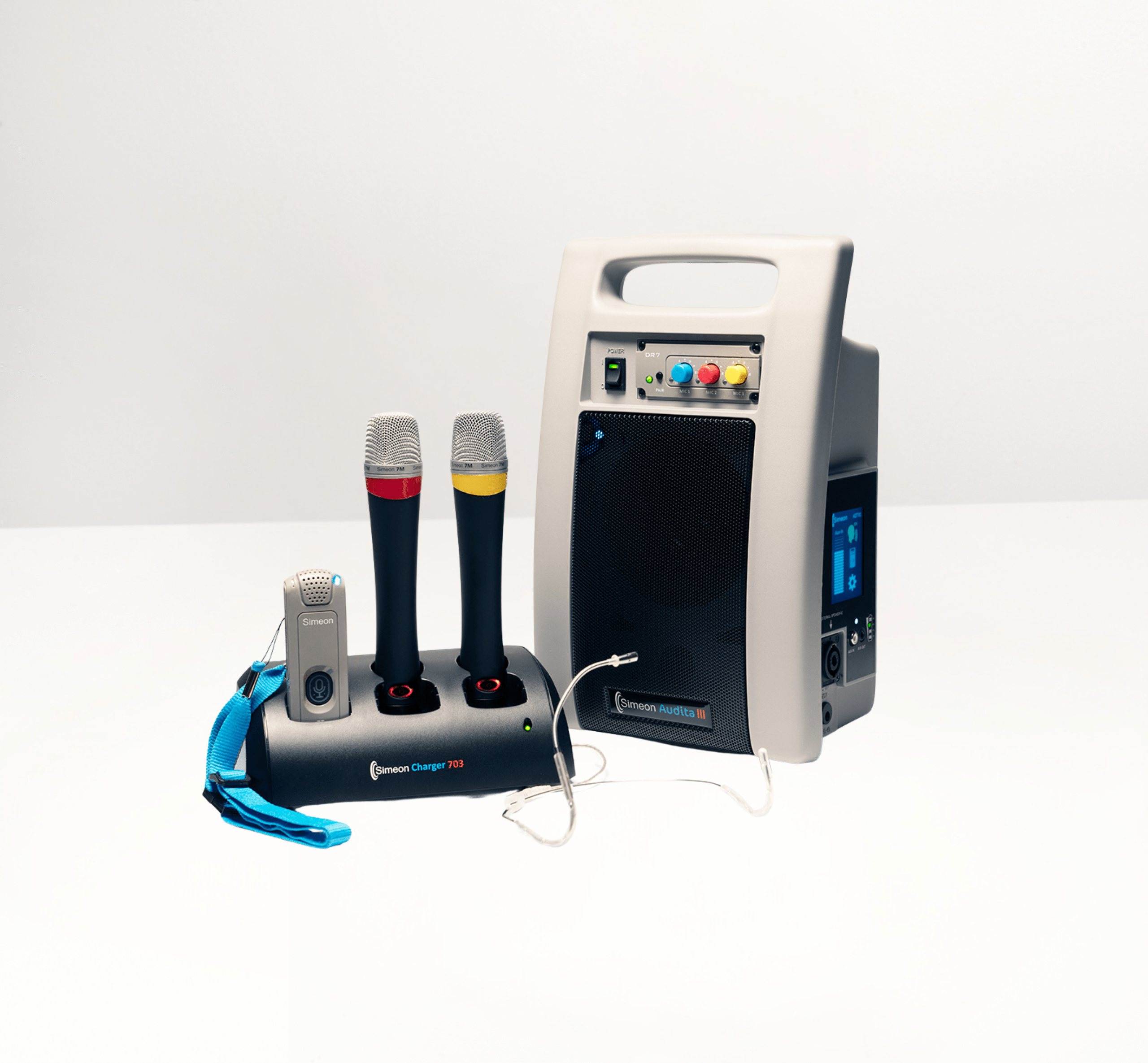 This speaker is a Soundfield system. It is the SImeon Audita III, with Auracast capabilities. You can purchase from Simeon Canada or Simeon Audio